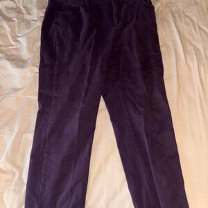 Gloria-vanderbilt Women's Purple and Burgundy Trousers